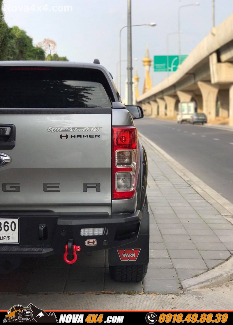 Lắp cản sau Hamer cho xe Ford Ranger cực đỉnh tại NOVA 4x4