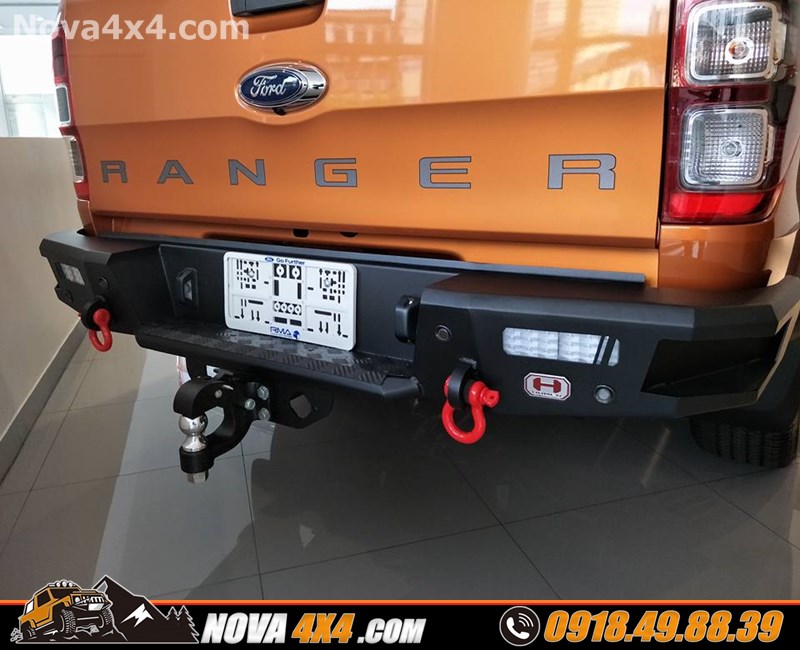 Hình ảnh gắn cản sau của hãng Hamer lên cho xe Ford Ranger cực đẹp