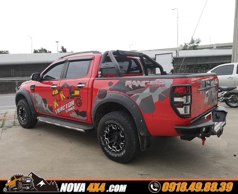 Giá bán cản sau dành cho xe Ford Ranger chính hãng Hamer nhập khẩu Thailand