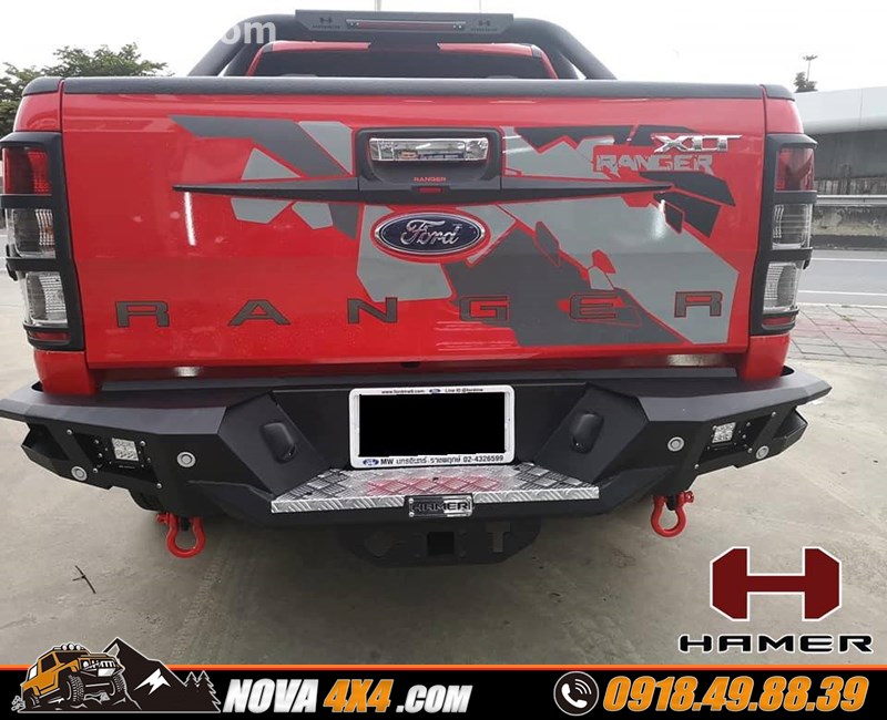 Hình ảnh thay cản sau của hãng Hamer lên cho xe Ford Ranger cực chất