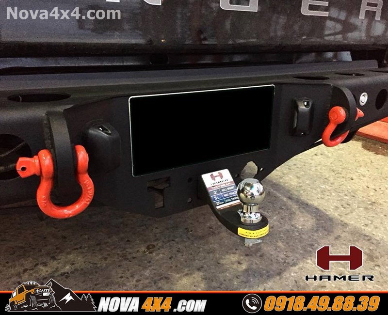 Độ cản sau Hamer cho xe Ford Ranger cực ngầu tại Nova4x4