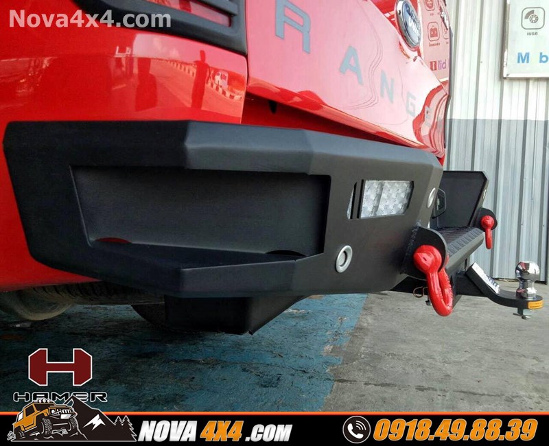 Hình ảnh xe Ford Ranger 2019 gắn cản sau vàđộ nhập khẩu USA cực đẹp