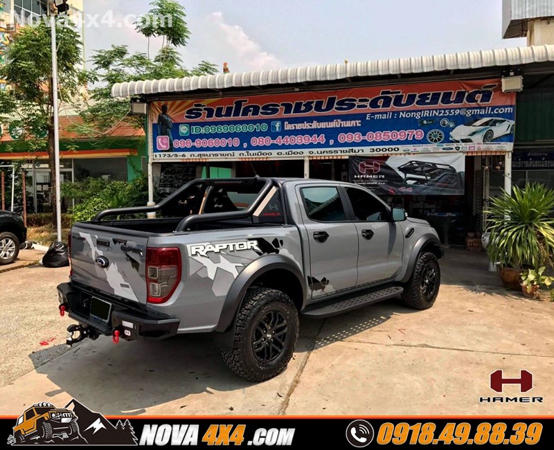 Bảng giá cản sau dành cho xe Ford Ranger chính hãng Hamer nhập khẩu Thái Lan