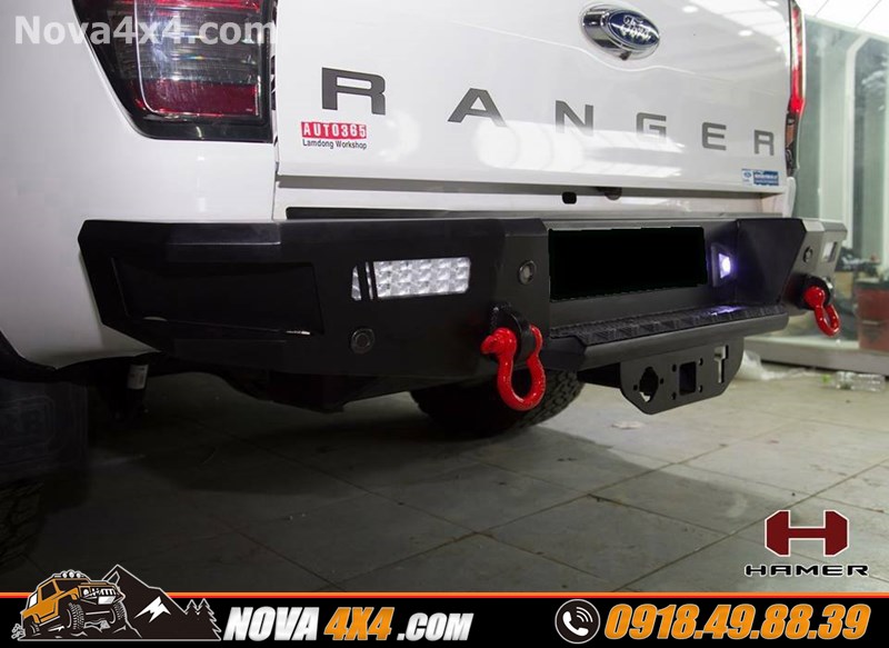 Gắn cản sau Hamer cho xe Ford Ranger cực chất tại Nova 4x4 Bảng giá cản sau dành cho xe Ford Ranger của hãng Hamer hàng nhập Thái Lan