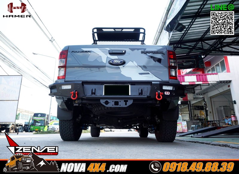 Bảng giá cản sau dành cho xe Ford Ranger của hãng Hamer nhập khẩu Thailand
