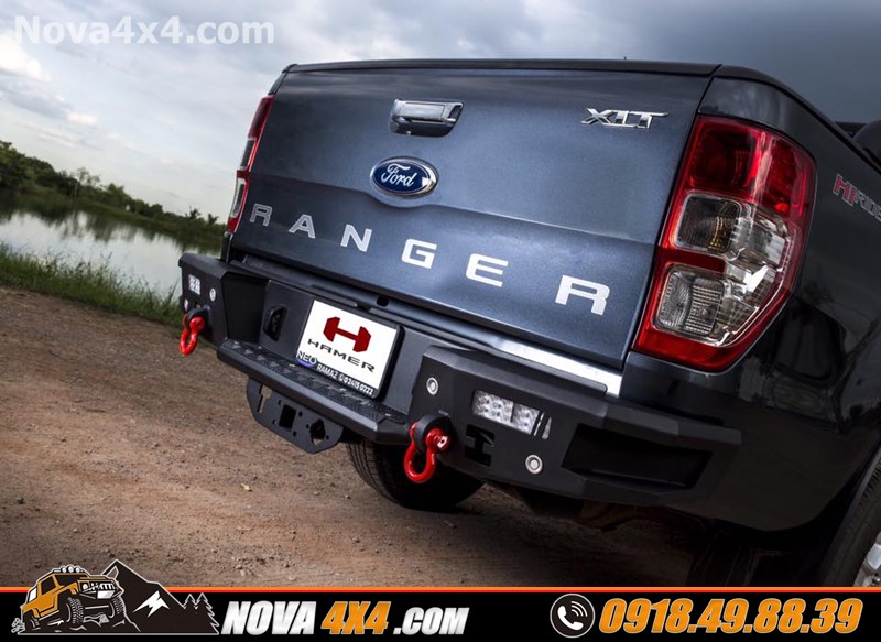 Lắp cản sau Hamer cho xe Ford Ranger cực chất tại Nova4x4