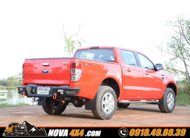 Gắn cản sau Hamer lên xe Ford Ranger 2020 Độ cản sauHamerlên xe bán tải Ford Ranger 2018 2019 2020