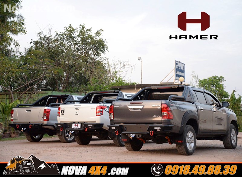 Nova4x4.com chuyên phân phối cản sau cho xe bán tải Ford Ranger 2018 2019 2020 Xe Ford Ranger 2019 gắn cản sauchất