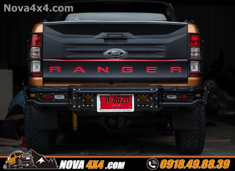 Lắp cản sau OpenN cho xe Ford Ranger cực khủng tại Nova 4x4