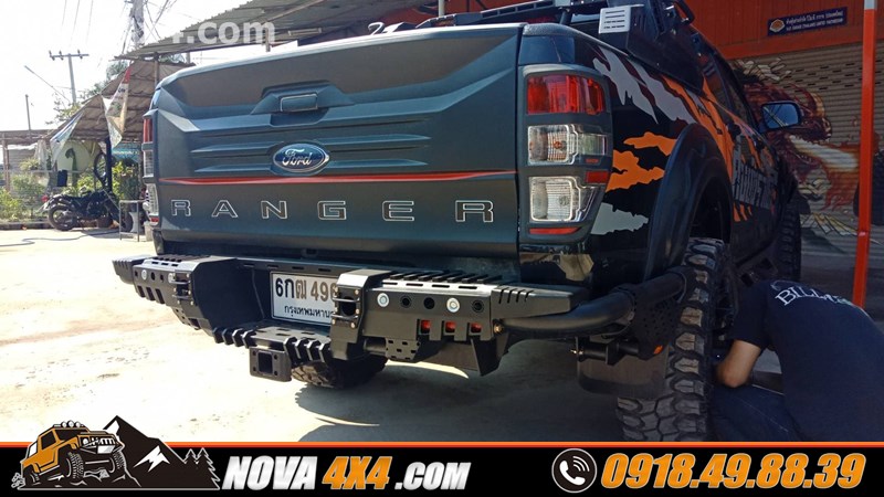 Độ cản sau OpenN cho xe Ford Ranger cực ngầu tại Nova4x4