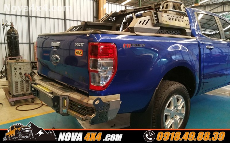 Hình ảnh độ cản sau chính hãng OpenN lên cho xe Ford Ranger cực đỉnh