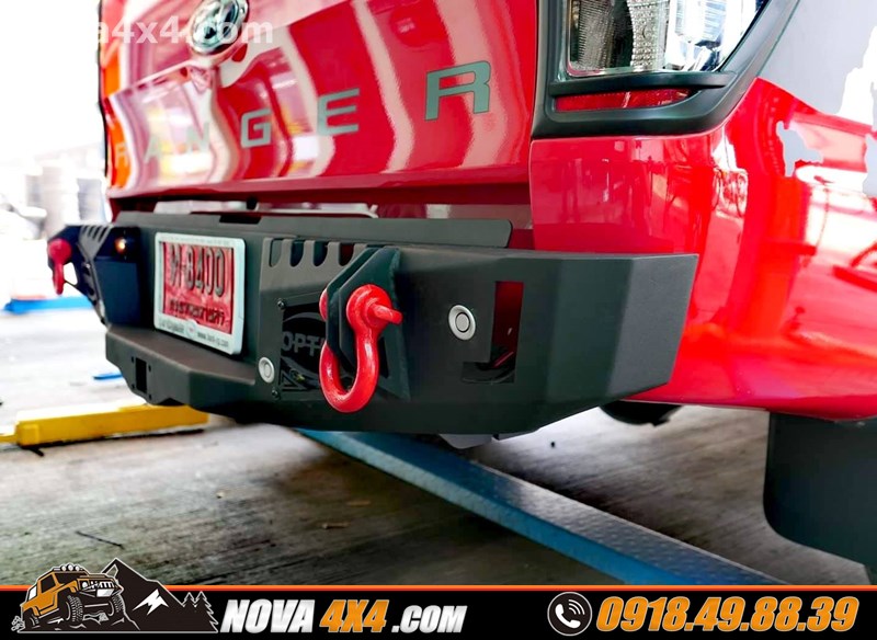 Chuyên phân phối cản sau Option 4wd dành cho xe Ford Ranger hàng nhập chính hãng Thái Lan Độ cản sau Option 4wd cho xe Ford Ranger cực đỉnh tại Nova 4x4