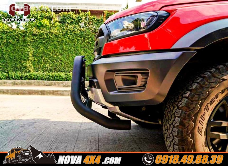 Độ cản trước Hamer cho xe Ford Ranger cực khủng tại Nova 4x4