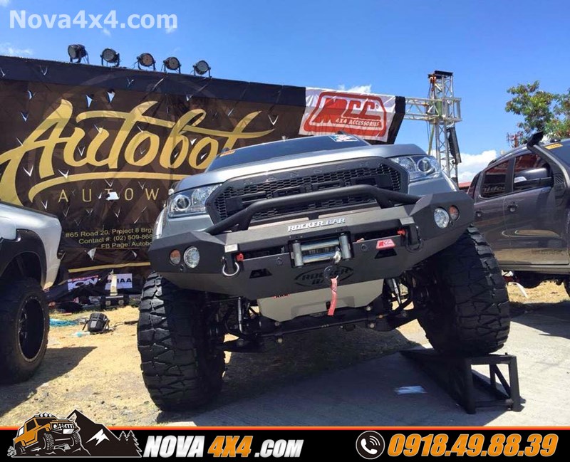 Hình ảnh thay cản trước của hãng MCC lên cho xe Ford Ranger cực đỉnh