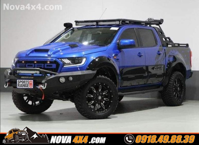 Hình ảnh độ cản trước chính hãng MCC lên cho xe Ford Ranger cực ngầu