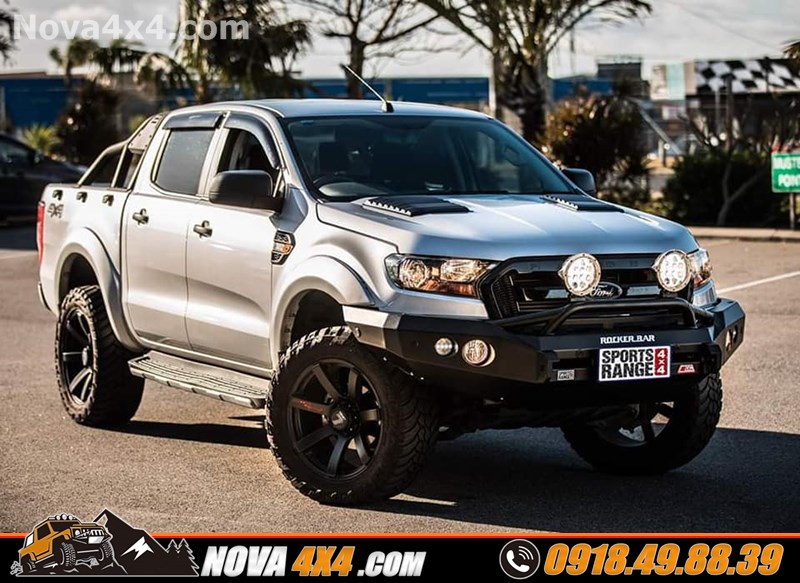 Lắp cản trước MCC cho xe Ford Ranger cực khủng tại NOVA 4x4