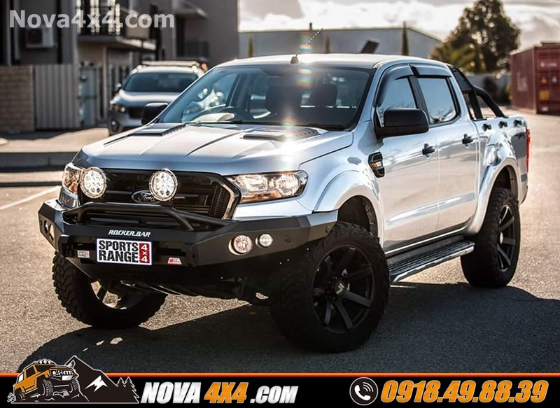 Lên cản trước MCC cho xe Ford Ranger cực đỉnh tại NOVA 4x4