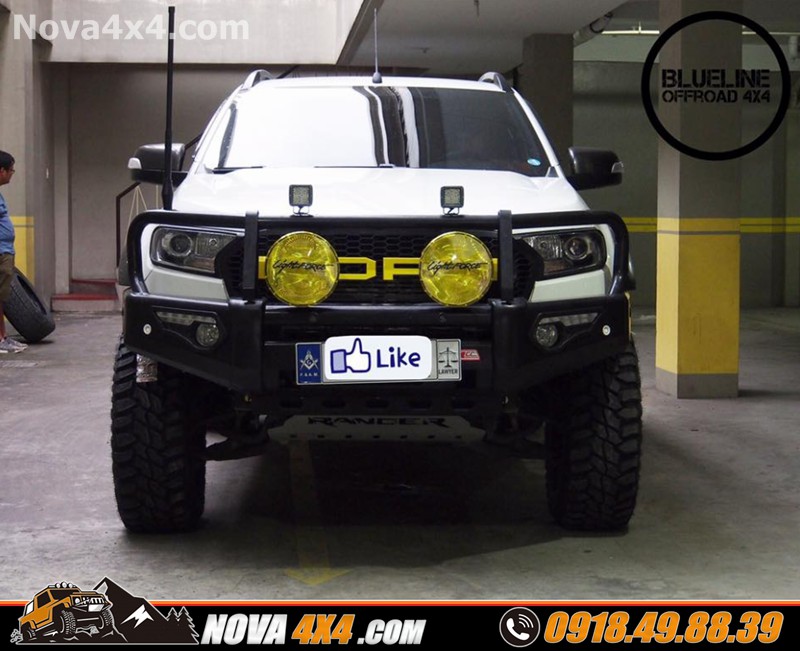 Giá cản trước dành cho xe Ford Ranger của hãng MCC nhập khẩu Thái Lan Hình ảnh thay cản trước chính hãng MCC dành cho xe Ford Ranger cực ngầu