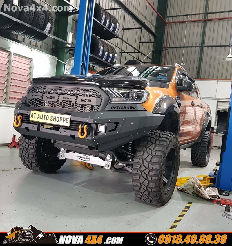 Chuyên bán cản trước Option 4WD dành cho xe Ford Ranger hàng nhập Thailand Giá cản trước dành cho xe Ford Ranger của hãng Option 4WD nhập khẩu Thailand