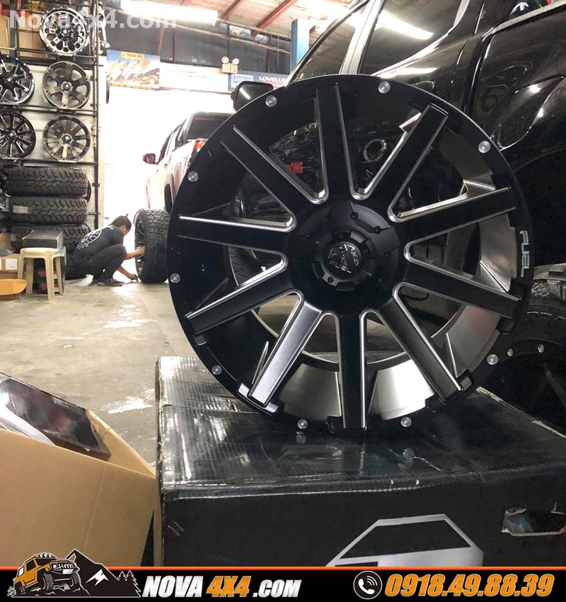 Giá mâm lốp 17 18 20 inch thay cho xe Ford Ranger Biturbo 2019 2020