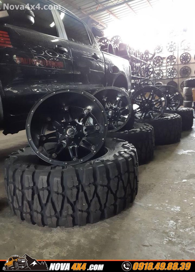Độ mâm lốp BFGoodrich Offroad lên xe bán tải Triton 2018 2019 2020
