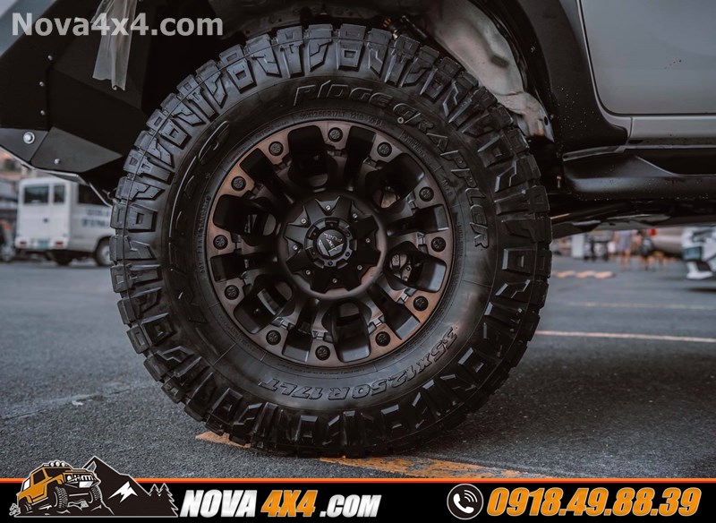 Thay mâm lốp Fuel Offroad cho xe loại xe BT50 2018 2019 2020