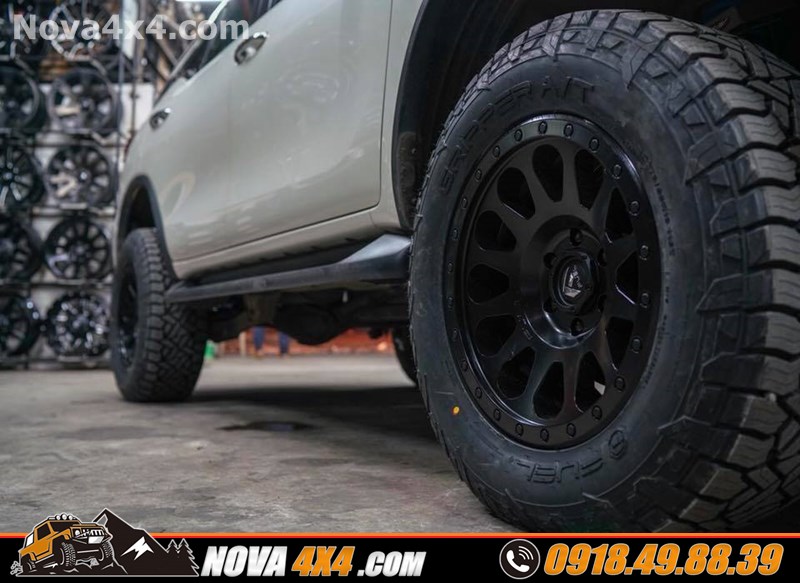 Bảng báo giá mâm độ 17 18 20 inch dành cho xe bán tải Dmax 2019