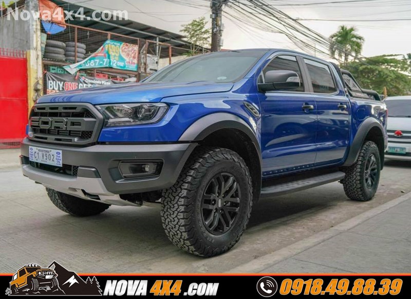 Hình ảnh xe Ford Ranger Wildtrak 2019 thay mâm Fuel và lốp độ hàng hiệu USA cực đẹp