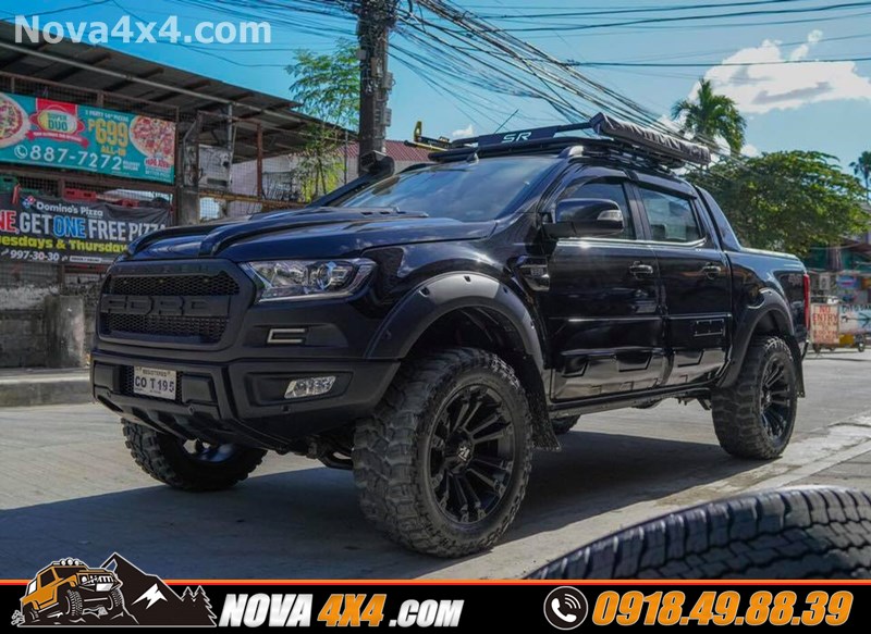 Hình ảnh xe bán tải Bt50 2018 2019 2020 độ mâm Fuel và lốp độ nhập khẩu USA cực hầm hố