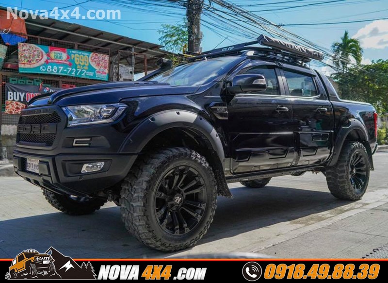 Xe bán tải Triton 2018 2019 2020 gắn mâm lốp 20 inch cực đẹp