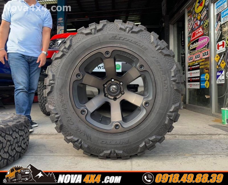 Xe Ford Ranger Wildtrak 2018 2019 2020 gắn mâm độ 18 inch cực đẹp