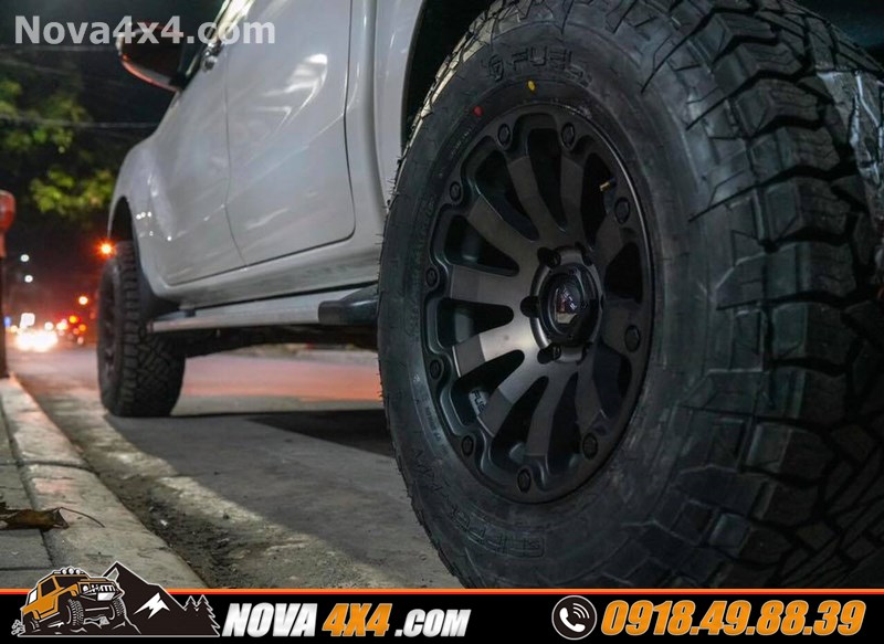 Thay mâm lốp Fuel Offroad dành cho xe mitsubishi triton 2019