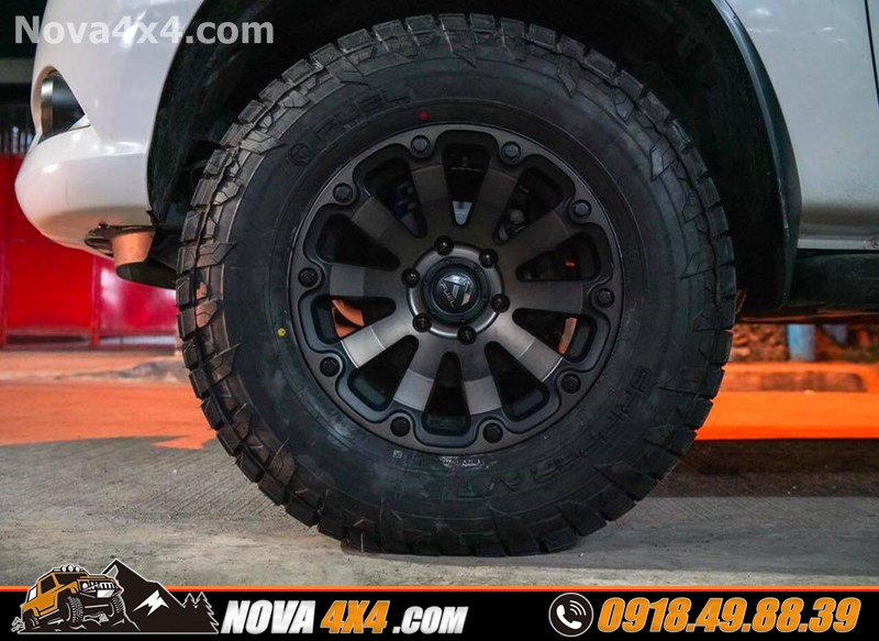 Xe bán tải loại xe BT50 2018 2019 2020 thay mâm độ 18 inch đỉnh