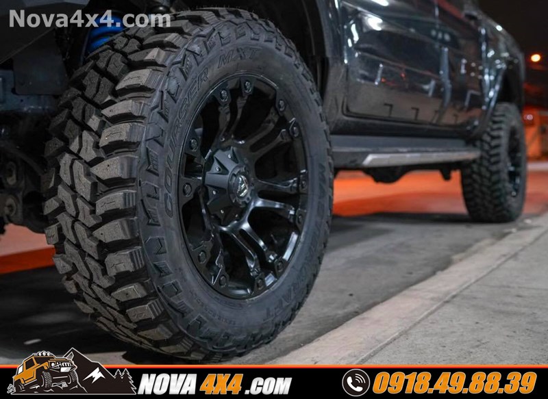 Xe xe Triton 2019 gắn mâm lốp 18 inch hầm hố