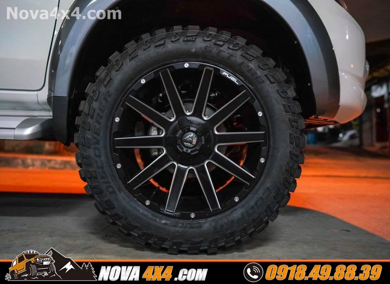 Bảng báo giá mâm lốp 17 18 20 inch dành cho xe Ford Ranger Biturbo 2018 2019