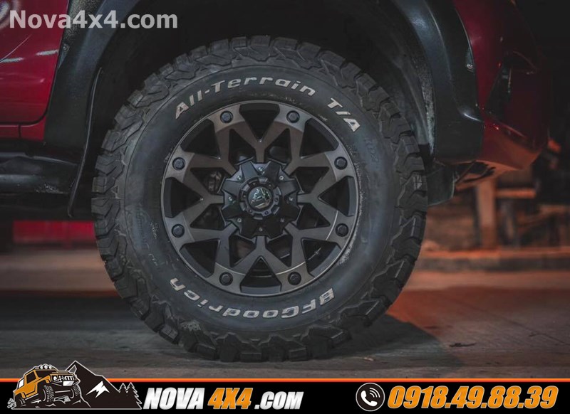 Xe Ford Ranger Biturbo 2018 2019 2020 lên mâm lốp 20 inch chất