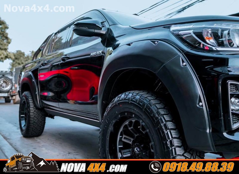 Giá mâm độ 18 inch thay cho xe bán tải Mitsubishi Triton 2018 2019