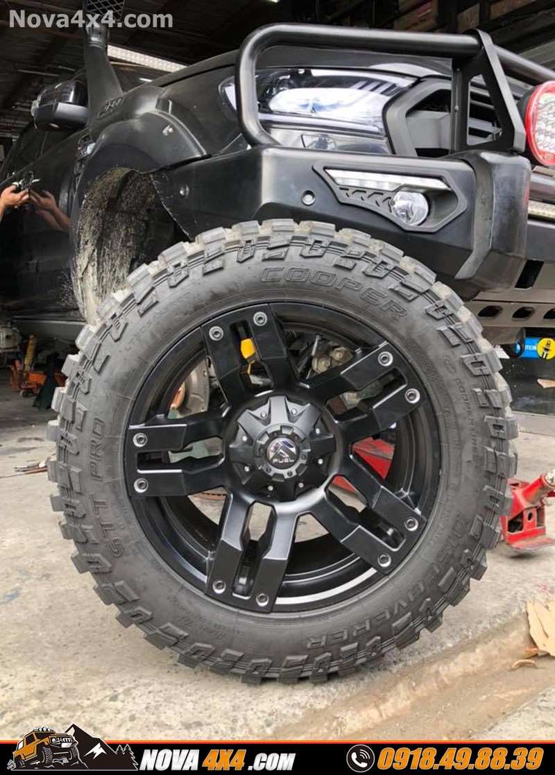 Nova4x4.com chuyên cung cấp mâm độ cho xe bán tải Ford Ranger Biturbo 2018 2019 2020