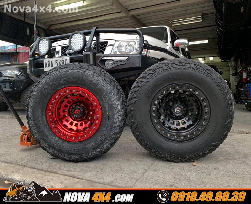 Giá mâm lốp 18 inch thay cho xe Ford Ranger Biturbo 2019
