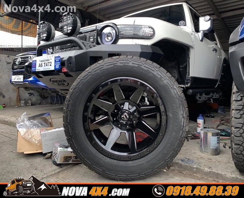 Độ mâm lốp Fuel Offroad cho xe bán tải Ford Ranger Wildtrak 2019