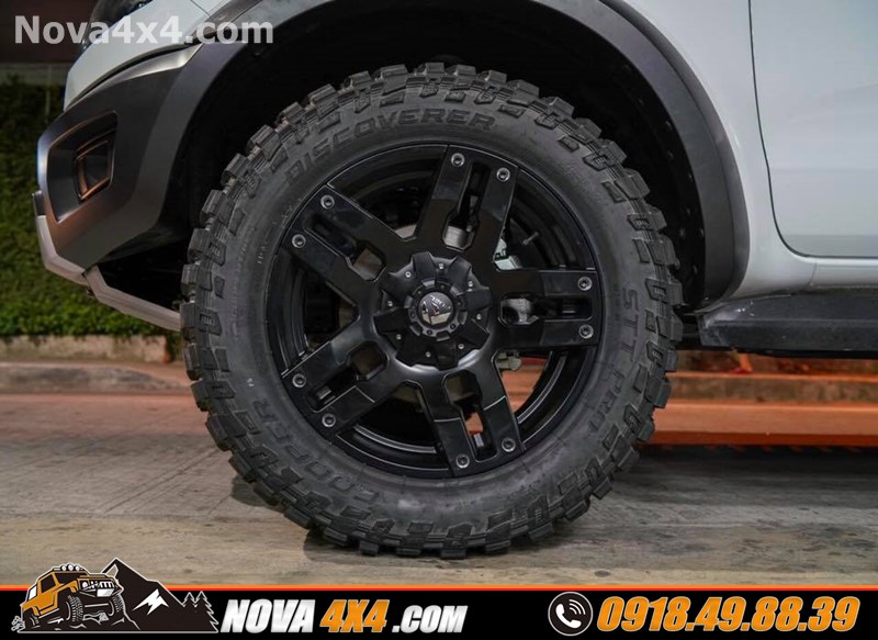 Thay mâm lốp Fuel Offroad dành cho xe bán tải Ford Ranger Biturbo 2020
