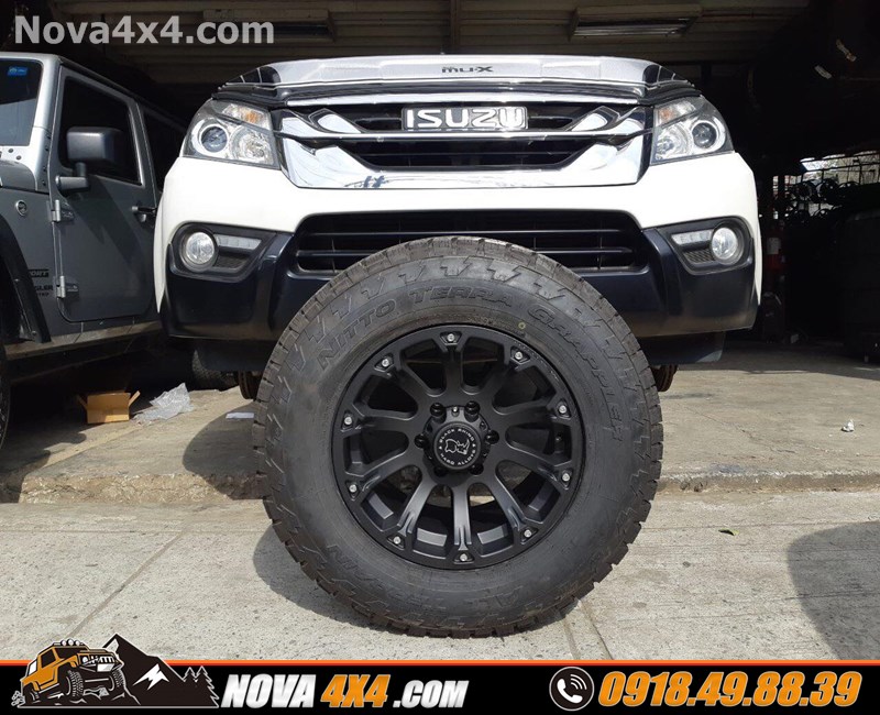 Thay mâm lốp Fuel Offroad cho xe Ford Ranger Biturbo 2018 2019 2020