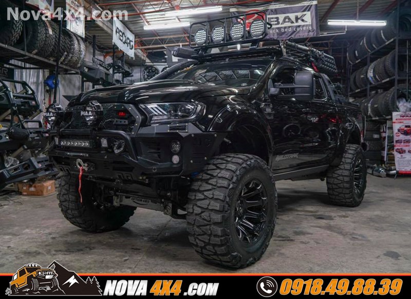 Giá mâm độ 20 inch gắn cho xe Ford Ranger Wildtrak 2019 2020