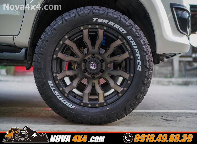 Xe bán tải loại xe BT50 2018 2019 2020 độ mâm lốp 17 inch đẳng cấp