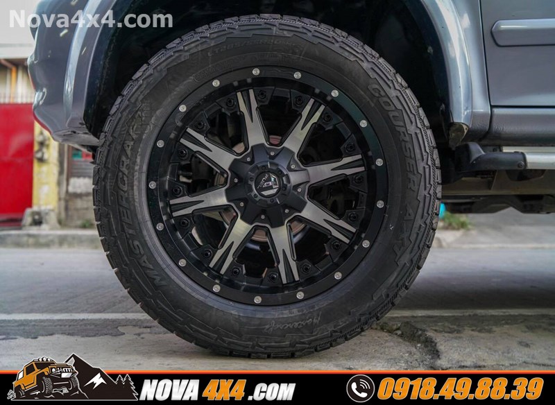 Xe Ford Ranger Biturbo 2019 thay mâm lốp 17 inch đỉnh