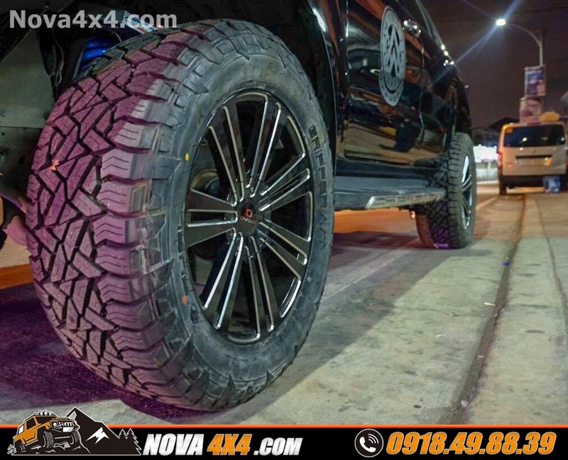 Nova 4x4 chuyên cung cấp mâm độ cho xe Ford Ranger Wildtrak 2019