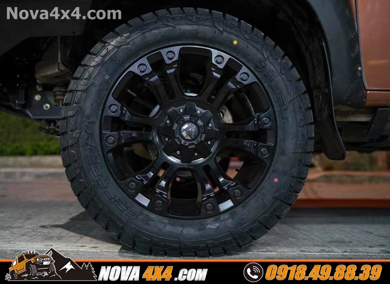 Hình ảnh xe Ford Ranger Biturbo 2019 lên mâm Fuel và lốp độ nhập khẩu USA cực chất