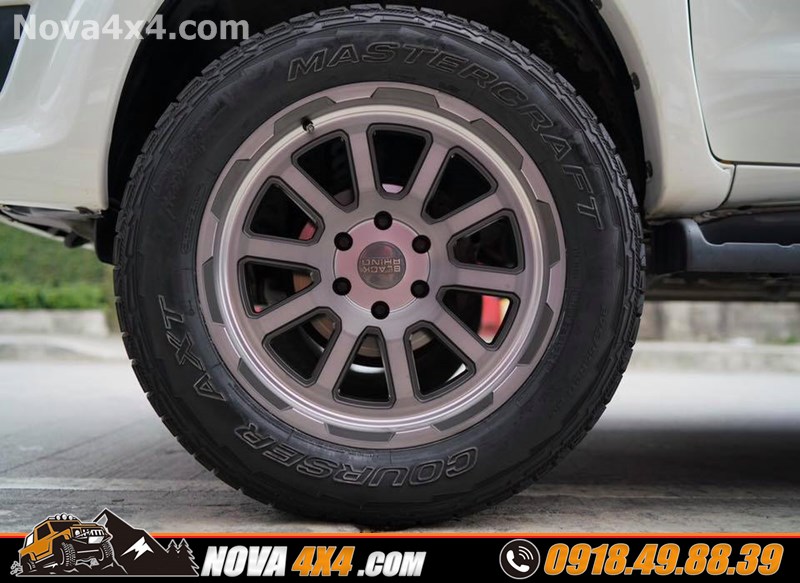 Xe bán tải Ford Ranger Biturbo 2019 gắn mâm độ 18 inch đỉnh