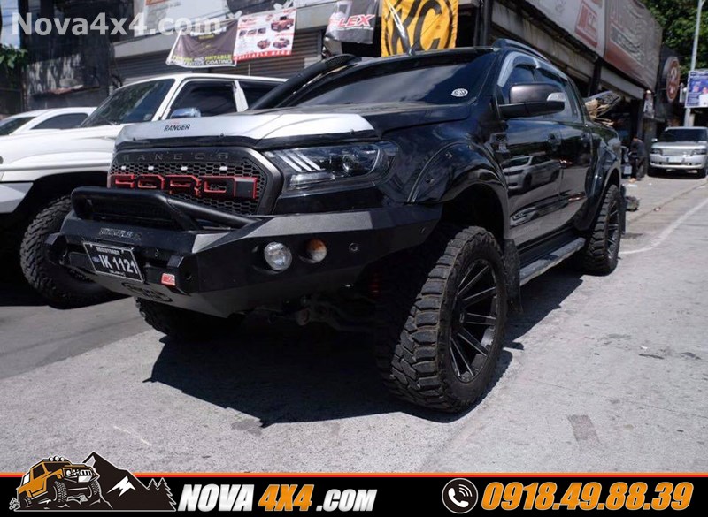 Hình ảnh xe Dmax 2019 độ mâm Fuel và lốp độ nhập khẩu USA cực hầm hố