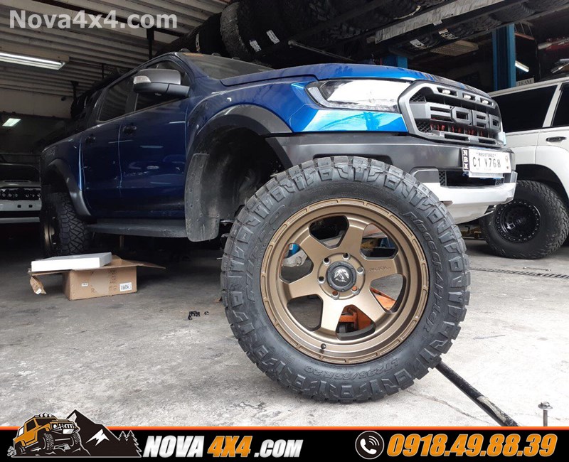 Nova4x4.com chuyên bán mâm độ dành cho xe bán tải Ford Ranger Biturbo 2018 2019 2020